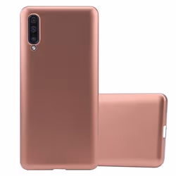 Coque pour Samsung Galaxy A50 4G / A50s / A30s en METALLIC OR ROSE 5 Cadorabo Cover Protection silicone TPU flexible Cover ma ...