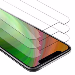 Cadorabo - Apple iPhone XR - 3x Verre de protection décran durci - Transparent - Résistant aux rayures