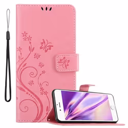 Coque pour Apple iPhone 6 / 6S Housse en ROSE FLORAL Etui Case Cover Protection Floral Portefeuille Wallet