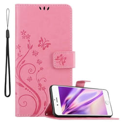 Coque pour Apple iPhone 6 / 6S Housse en ROSE FLORAL Etui Case Cover Protection Floral Portefeuille Wallet