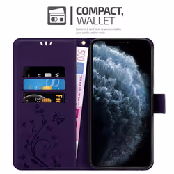Cadorabo DE-142915 Folio porte carte Violet