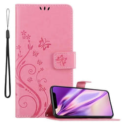 Coque pour Apple iPhone 11 PRO MAX Housse en ROSE FLORAL Etui Case Cover Protection Floral Portefeuille Wallet