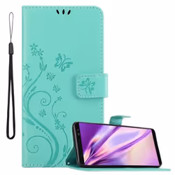 Cadorabo Coque pour Samsung Galaxy NOTE 8 en Vert - Design floral