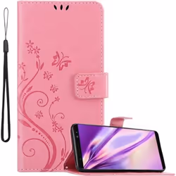 Coque pour Samsung Galaxy NOTE 8 Housse en ROSE FLORAL Etui Case Cover Protection Floral Portefeuille Wallet
