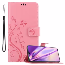 Coque pour Samsung Galaxy A70 / A70s Housse en ROSE FLORAL Etui Case Cover Protection Floral Portefeuille Wallet