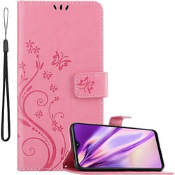 Coque pour Samsung Galaxy A10e / A20e Housse en ROSE FLORAL Etui Case Cover Protection Floral Portefeuille Wallet