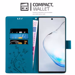 Cadorabo DE-143026 6.3" Folio porte carte Turquoise