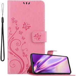 Coque pour Huawei P30 LITE Housse en ROSE FLORAL Etui Case Cover Protection Floral Portefeuille Wallet