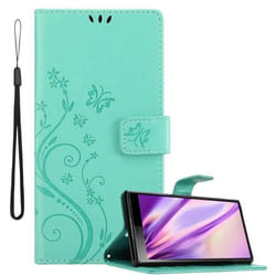 Coque - CADORABO - Sony Xperia 10 / Xperia XA3 - Similicuir Floral - Fermeture Magnétique - Support