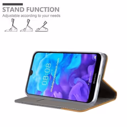 Coque portefeuille - CADORABO - Huawei Y5 2019 - Similicuir - Fermeture magnétique - Support horizontal