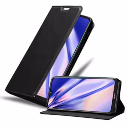 Coque pour Nokia 7.2 Housse en NOIR NUIT Etui Case Cover Protection Portefeuille Wallet