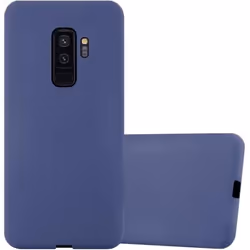 Housse pour Samsung Galaxy S9 PLUS Coque en FROST BLEU FONCÉ Case Cover Protection Silicone TPU Etui