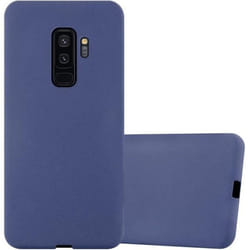 Housse pour Samsung Galaxy S9 PLUS Coque en FROST BLEU FONCÉ Case Cover Protection Silicone TPU Etui