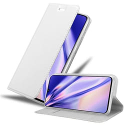 Coque pour Samsung Galaxy A70 / A70s Etui en CLASSY ARGENT Housse Case Cover Protection fermeture magnétique Portefeuille Wallet