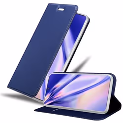 Coque pour Samsung Galaxy NOTE 10 PLUS Etui en CLASSY BLEU FONCÉ Housse Case Cover Protection fermeture magnétique Portefeuil ...