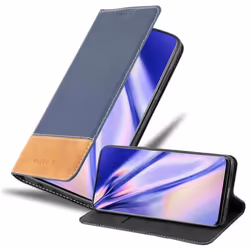 Coque pour Samsung Galaxy S20 ULTRA Housse en BLEU BRUN Etui Cover Protection fermeture magnétique fonction de support