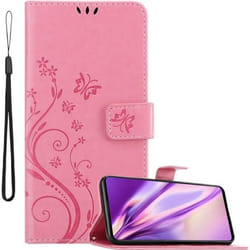 Coque pour Samsung Galaxy A71 4G Housse en ROSE FLORAL Etui Case Cover Protection Floral Portefeuille Wallet