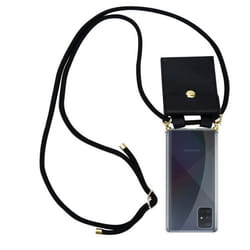 Coque Collier - CADORABO - Samsung Galaxy A51 - Silicone TPU - Cordon Robuste - Pochette Intégrée