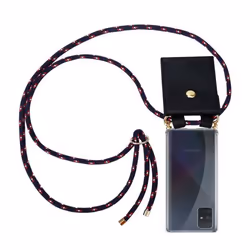 Étui de téléphone portable - CADORABO - Samsung Galaxy A51 4G / M40s - Silicone TPU - Bleu Rouge Blanc Pointé