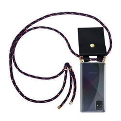 Étui de téléphone portable - CADORABO - Samsung Galaxy A51 4G / M40s - Silicone TPU - Bleu Rouge Blanc Pointé