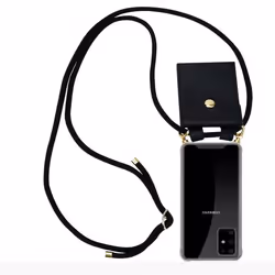 Coque Collier pour Samsung Galaxy S20 PLUS Housse en NOIR Etui Fashion Necklace a la mode Case Cover Silicone réglable