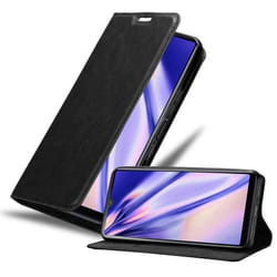 Coque pour Sony Xperia L4 Housse en NOIR NUIT Etui Case Cover Protection Portefeuille Wallet