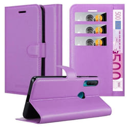 Cadorabo Coque pour Alcatel 1s 2020 en ORCHIDÉE VIOLETS - Housse Protection avec Fermoire Magnétique Stand Horizontal et Fente