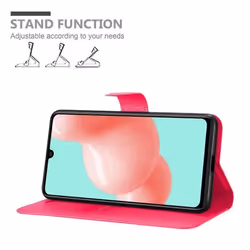 Coque pour Samsung Galaxy A41 Housse en ROSE BONBON Etui Case Cover Protection fermeture magnétique Portefeuille