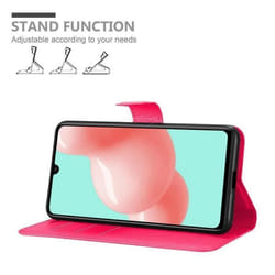 Coque pour Samsung Galaxy A41 Housse en ROSE BONBON Etui Case Cover Protection fermeture magnétique Portefeuille