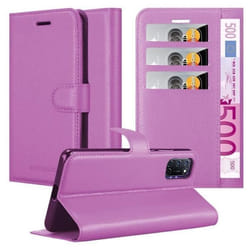 Coque pour Oppo A72 Housse en ORCHIDÉE VIOLETS Etui Case Cover Protection fermeture magnétique Portefeuille