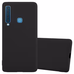 Coque pour Samsung Galaxy A9 2018 Etui en CANDY NOIR Housse Case Cover Protection Silicone TPU Case