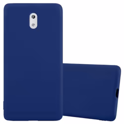 Coque pour Nokia 3 2017 Etui en CANDY BLEU FONCÉ Housse Case Cover Protection Silicone TPU Case