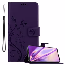 Coque pour Xiaomi Mi 9T / Mi 9T PRO / RedMi K20 / RedMi K20 PRO Housse en LILAS FONCÉ FLORAL Etui Case Cover Protection Flora ...