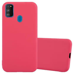 Coque - CADORABO - Samsung Galaxy M21 / M30s - Candy Rouge - Protection Chocs - Design Fin et Léger
