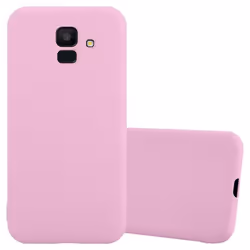 Coque pour Samsung Galaxy J6 2018 Etui en CANDY ROSE VIF Housse Case Cover Protection Silicone TPU Case