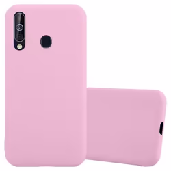 Coque - CADORABO - Samsung Galaxy A60 / M40 - Candy Rose Vif - Protection Chocs - Design Fin et Léger