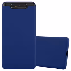 Coque pour Samsung Galaxy A80 / A90 4G Etui en CANDY BLEU FONCÉ Housse Case Cover Protection Silicone TPU Case