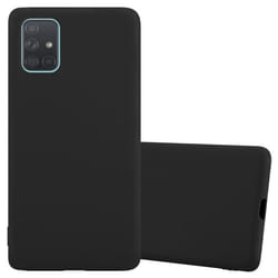 Coque pour Samsung Galaxy A71 5G Etui en CANDY NOIR Housse Case Cover Protection Silicone TPU Case