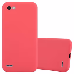 Coque pour LG Q6 / G6 MINI Etui en CANDY ROUGE Housse Case Cover Protection Silicone TPU Case