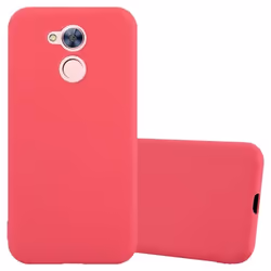 Coque - CADORABO - Honor 6A PRO / 5C PRO - Candy Rouge - Silicone TPU - Protection Chocs