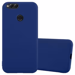 Coque pour Honor 7X Etui en CANDY BLEU FONCÉ Housse Case Cover Protection Silicone TPU Case
