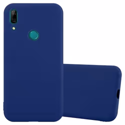 Coque pour Huawei P SMART Z / Y9 PRIME 2019 / Enjoy 10 PLUS Etui en CANDY BLEU FONCÉ Housse Case Cover Protection Silicone TP ...