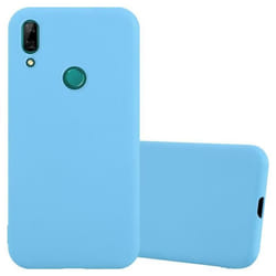 Coque pour Huawei P SMART Z / Y9 PRIME 2019 / Enjoy 10 PLUS Etui en CANDY BLEU Housse Case Cover Protection Silicone TPU Case