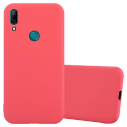 Coque pour Huawei P SMART Z / Y9 PRIME 2019 / Enjoy 10 PLUS en CANDY ROUGE Cadorabo Cover Protection silicone TPU Case