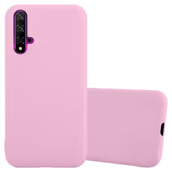 Coque - CADORABO - Huawei NOVA 5 / 5 PRO - Silicone TPU - Candy Rose Vif - Protection Chocs