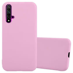 Coque - CADORABO - Huawei NOVA 5 / 5 PRO - Silicone TPU - Candy Rose Vif - Protection Chocs