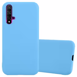 Coque - CADORABO - Huawei NOVA 5 / 5 PRO - Silicone TPU - Candy Bleu - Protection Chocs