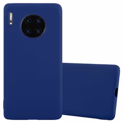 Coque pour Huawei MATE 30 PRO Etui en CANDY BLEU FONCÉ Housse Case Cover Protection Silicone TPU Case