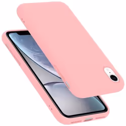 Coque pour Apple iPhone XR Housse en LIQUID PINK Etui Case Cover Protection en Silicone TPU telephone portable