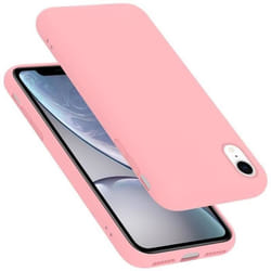 Coque pour Apple iPhone XR Housse en LIQUID PINK Etui Case Cover Protection en Silicone TPU telephone portable